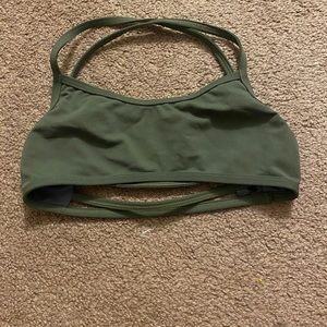Adrian green bikini top